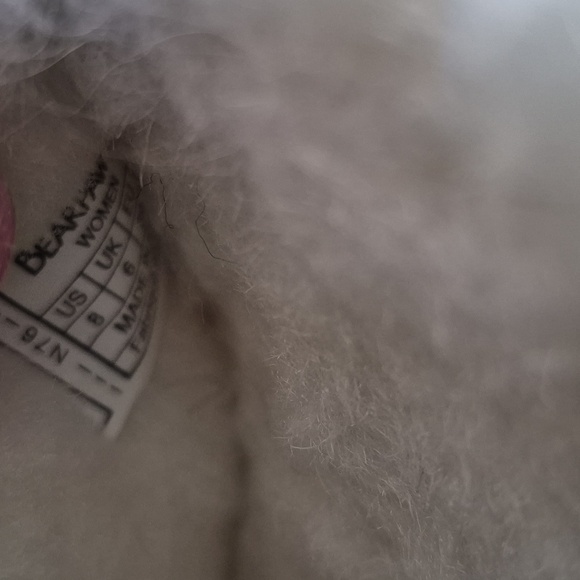 BearPaw Boetis II White Curly Lamb Sheepskin Footbed Boots Size 8, NWT - Picture 8 of 17